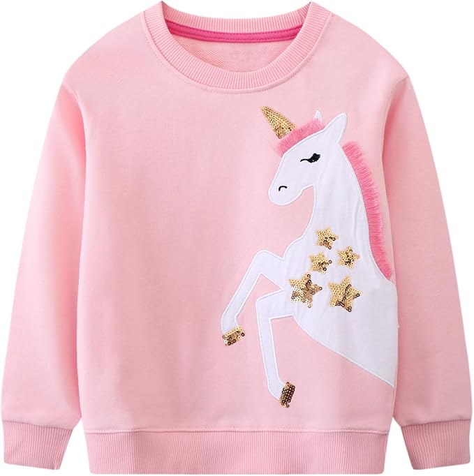 Bumeex Toddler Girl Sweatshirt Clothes Outfit, Cotton Crewneck Christmas by Bumeex