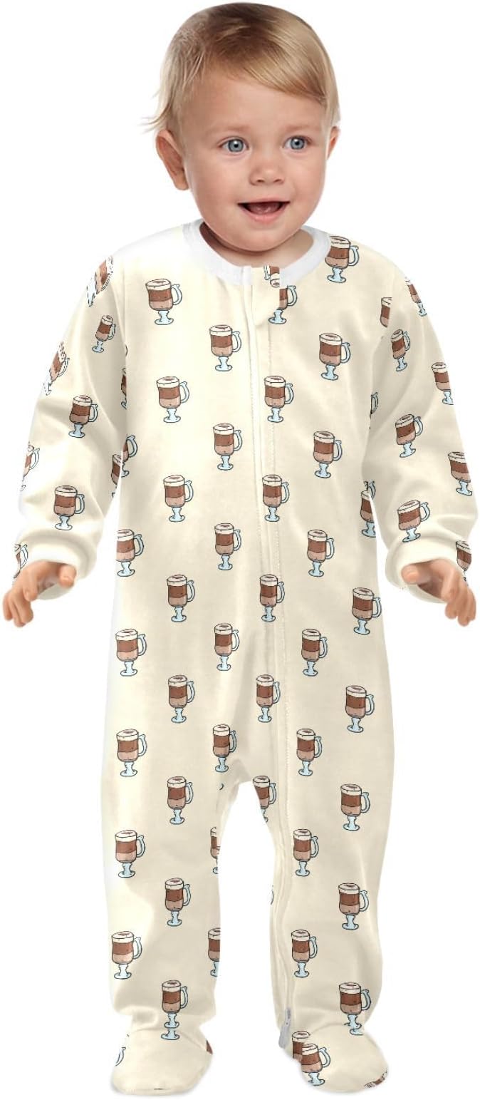 Baby Sleepers For Girl Boys Newborn Baby Play One-Piece Footies For 0-24 Months - Image 2