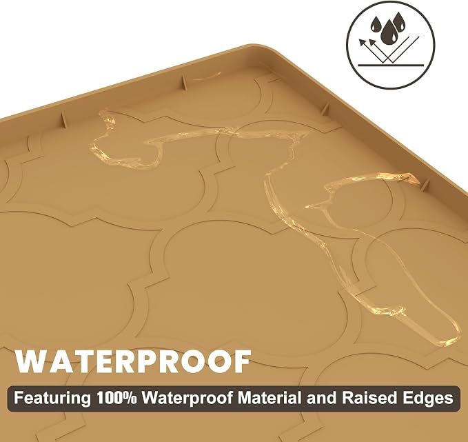 Cat Mat for Litter Box, Easy Clean for Scatter Control, Soft on Kitty Paws - Image 9