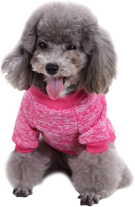 Jecikelon Dog Clothes Dogs Sweater Soft Puppies Clothing Winter Puppy Sweaters - Image 2