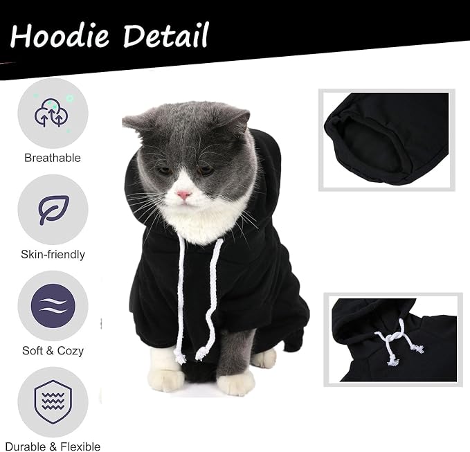 Security Dog Hoodie Puppy Sweater Cold Weather Dog Coats Pet Clothes Hooded - Image 4