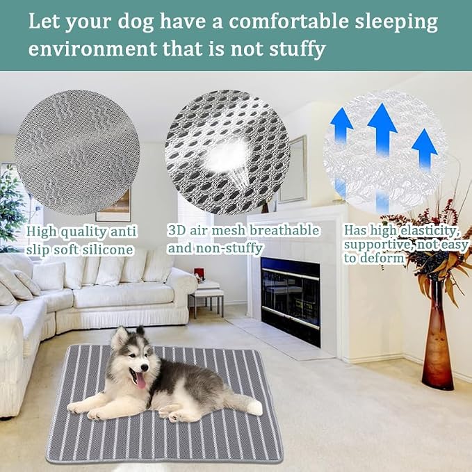 REEZEIVI Breathable Dog Crate mat - Image 3