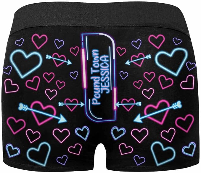 M YESCUSTOM Custom Faces Funny Short Briefs Gift - Image 6