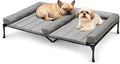 Veehoo Cooling Raised Dog Beds + Waterproof Double Dog Bed Cushion by Veehoo