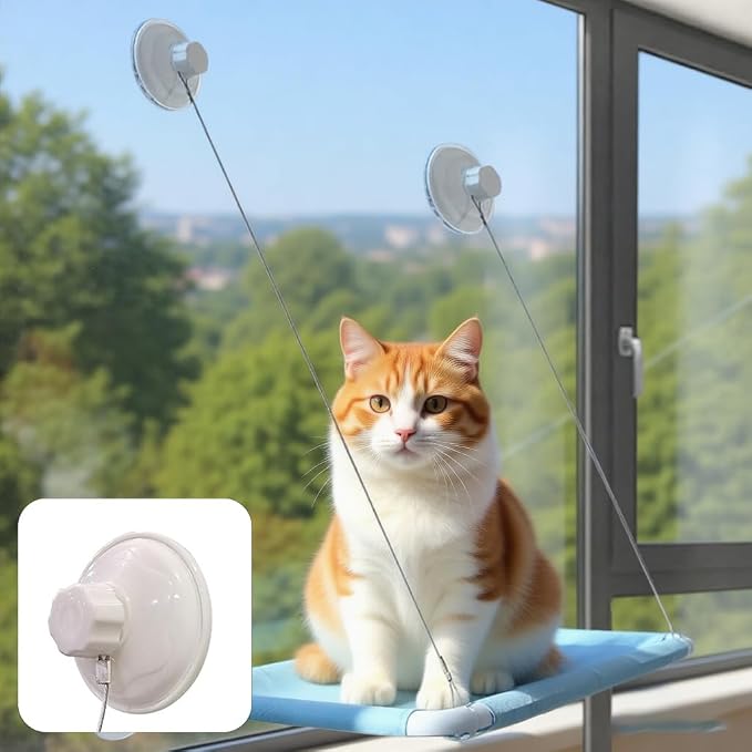 4 Pack Cat Window Perch Suction Cup, Strong Adhesive Replacement Suction Cup - Image 6