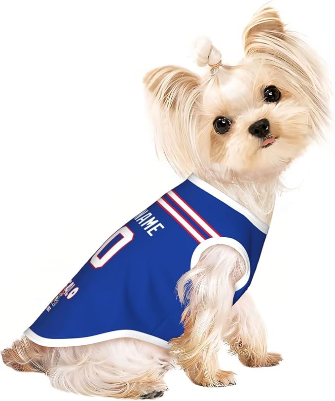 Buffalo Dog Clothes Jersey Pet Jersey Customized Any Name & Number S-5XL - Image 3