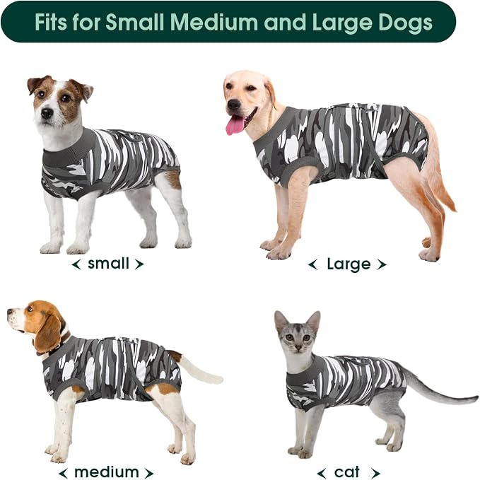 Kuoser Recovery Suit for Dogs Cats After Surgery, Professional Pet Recovery - Image 3