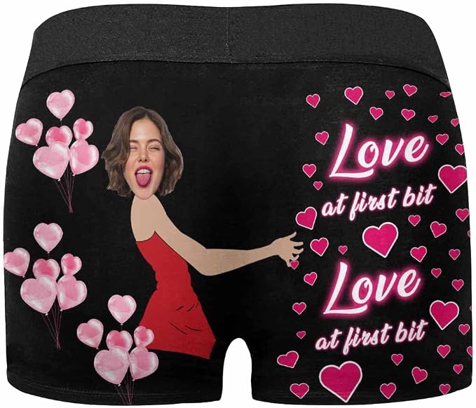 M YESCUSTOM Custom Faces Funny Short Briefs Gift - Image 6