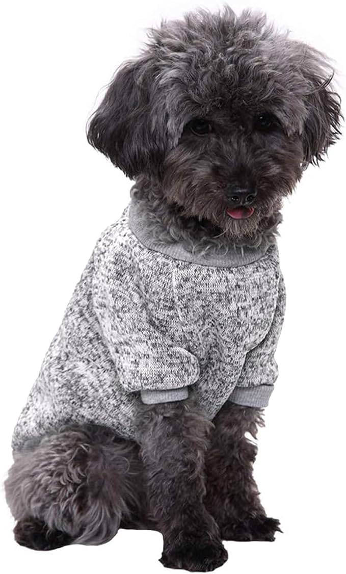 Jecikelon Dog Clothes Dogs Sweater Soft Puppies Clothing Winter Puppy Sweaters - Image 3