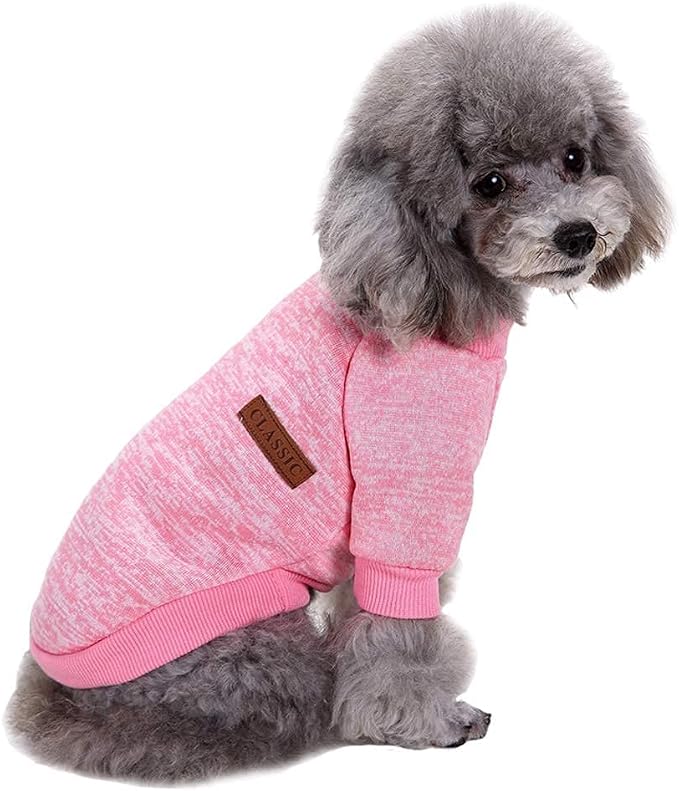 Jecikelon Dog Clothes Dogs Sweater Soft Puppies Clothing Winter Puppy Sweaters - Image 3