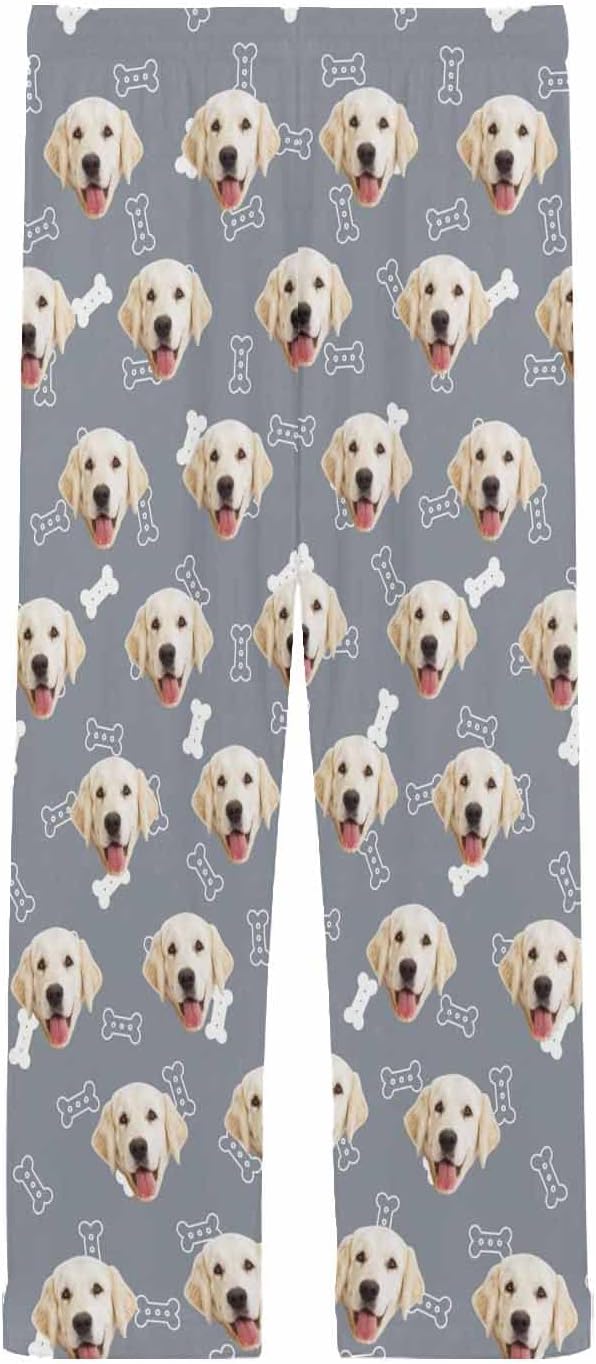 MyPupSocks Customized Face Pajamas Pants Photo Pajama Bottoms - Image 4
