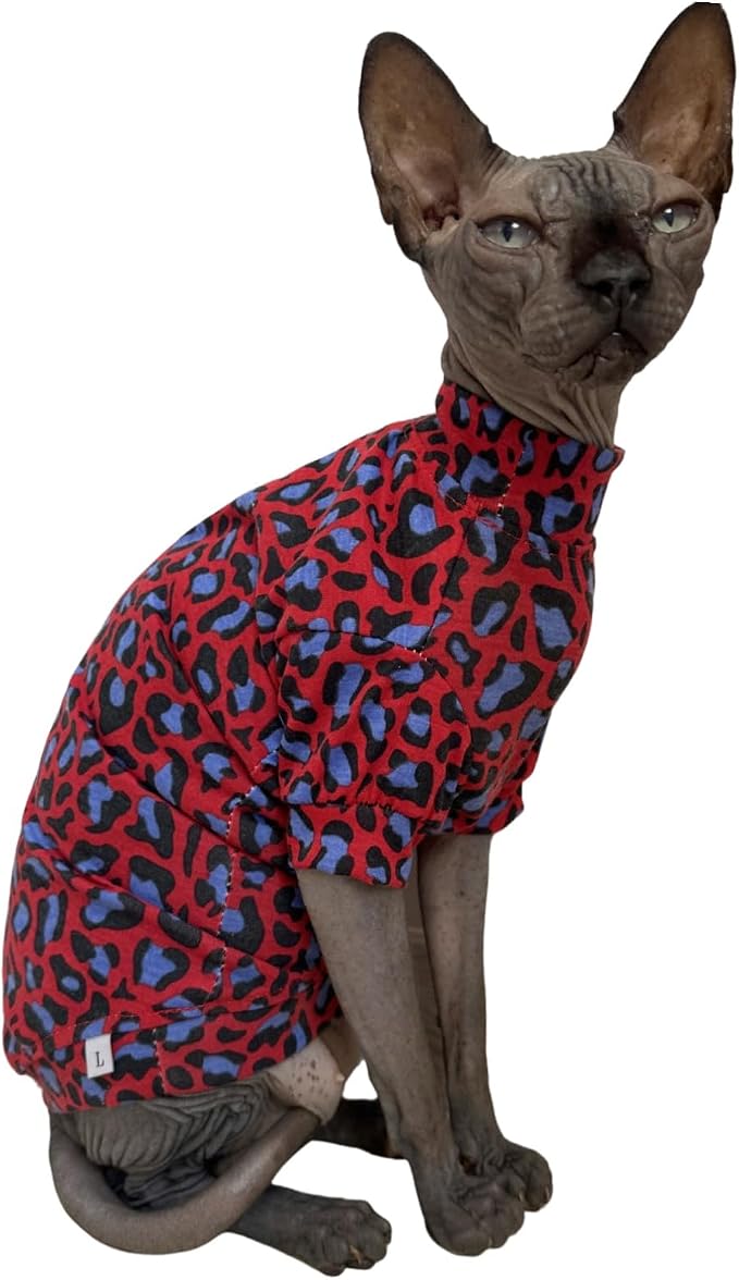 Limited Edition Sphynx Cat Cotton T-Shirts Hairless Cat Sweatshirt Pet Kitten by Kitipcoo