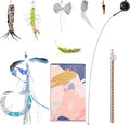 Cat Wand Toy with Suction Cup, Interactive Feather Teaser by Unknown