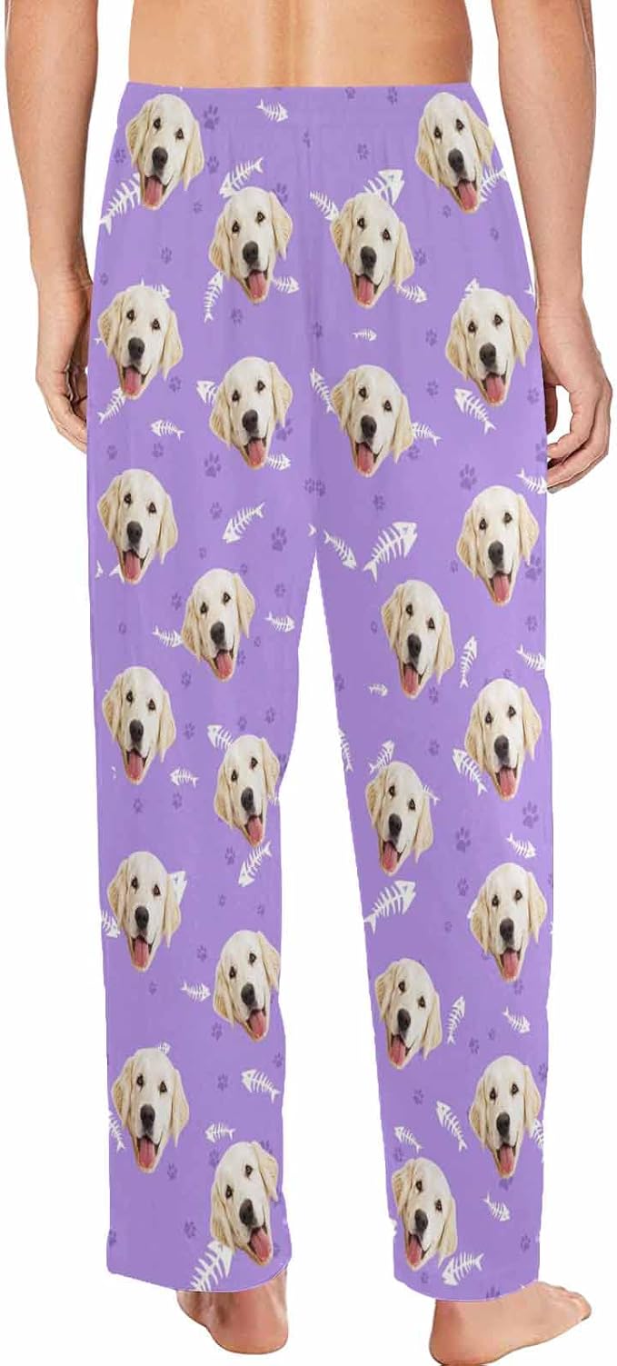 MyPupSocks Custom Pet Face Pajamas Pants Photo Pajama Bottoms - Image 2
