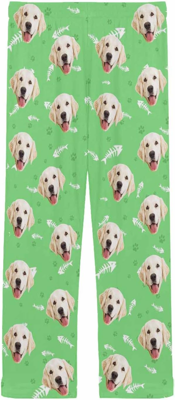 MyPupSocks Custom Pet Face Pajamas Pants Photo Pajama Bottoms - Image 4