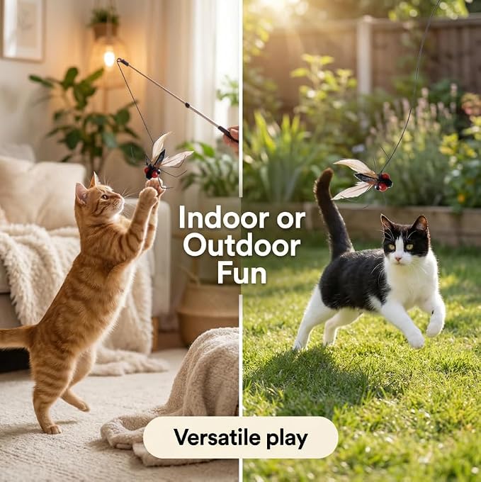 Cat Insect Feather Toys Replacement - Image 6