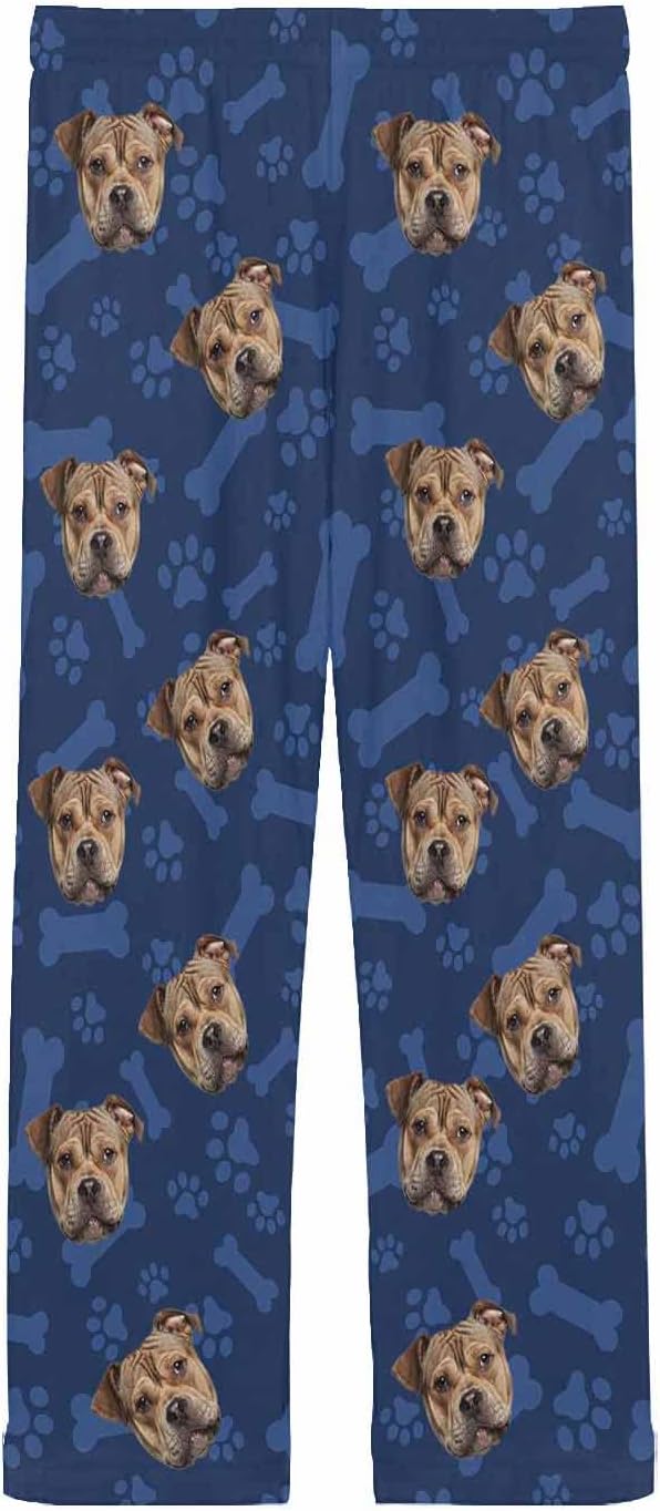 MyPupSocks Custom Pet Face Pajamas Pants Photo Pajama Bottoms - Image 4