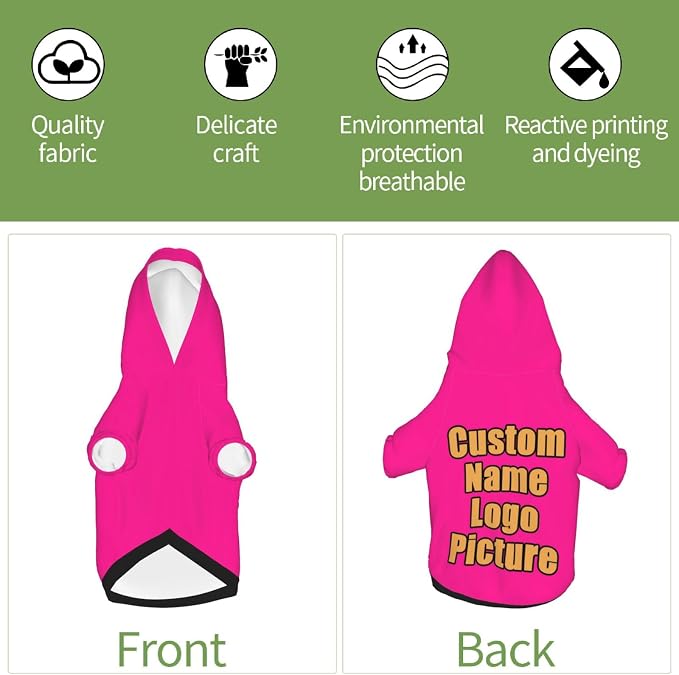 Custom Sweatshirt for Small Pet Cat Puppy Dogs Cold Weather Clothes Sweatshirt - Image 6