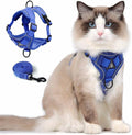Cat Harness and Leash Set, Upgraded Escape Proof Adjustable Kitten Vest by skmeditec