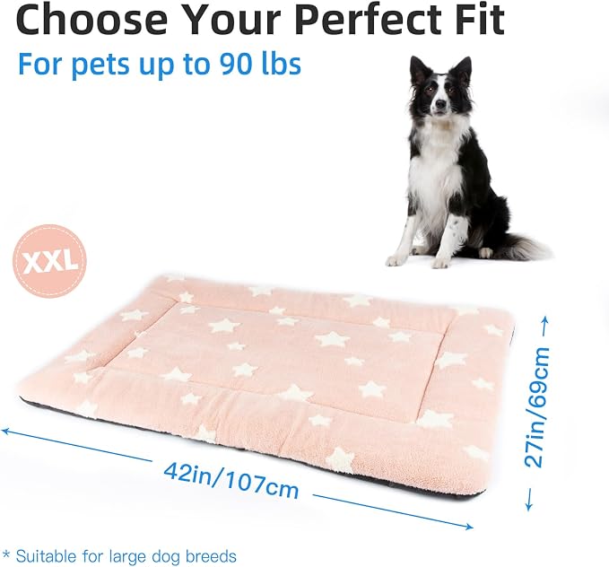 Mora Pets Dog Crate Pad Dog Kennel Bed Crate Mat - Image 6