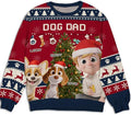 Wrappiness A Girl And Her Dog Christmas Sweatshirt by Wrappiness