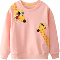 RETSUGO Toddler Baby Girls Sweatshirts Casual Pullover Crewneck Winter Long by RETSUGO