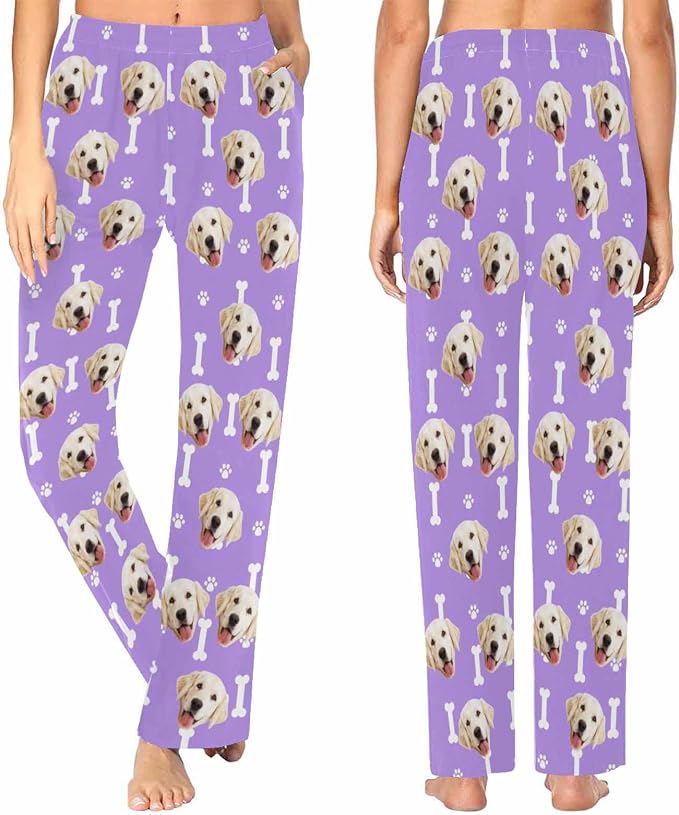 Custom Face Pajamas Pants Personalized Nightwear Bottoms - Image 2