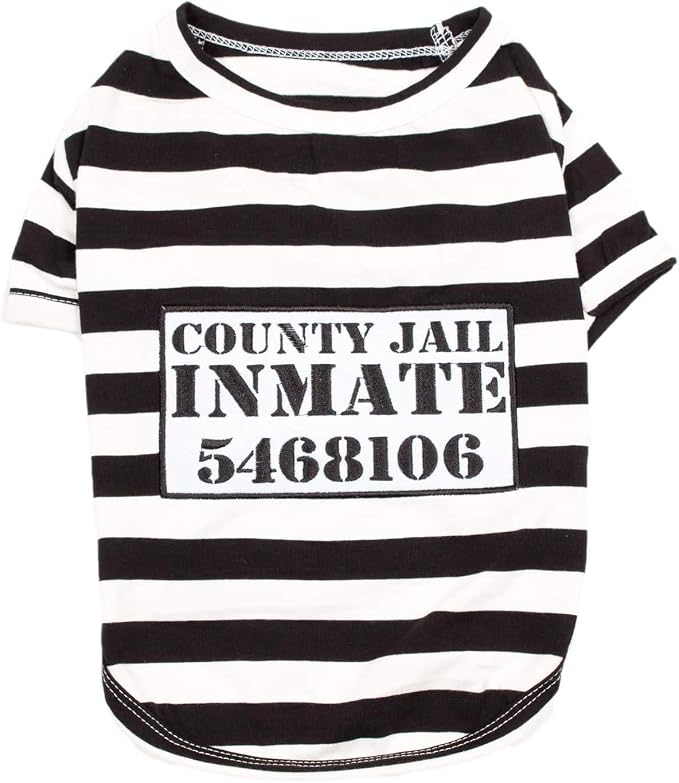 Parisian Pet Prisoner Dog Costume - Image 8