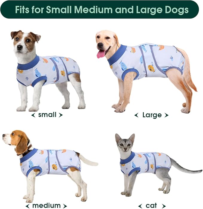 Kuoser Recovery Suit for Dogs Cats After Surgery, Professional Pet Recovery - Image 3
