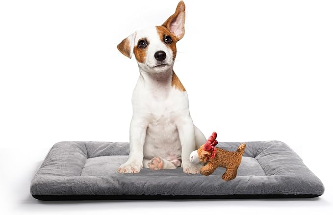Dog Beds Crate Pad for Medium Dogs Fit Metal Dog Kennel, Ultra Soft Puppy Bed by VERZEY