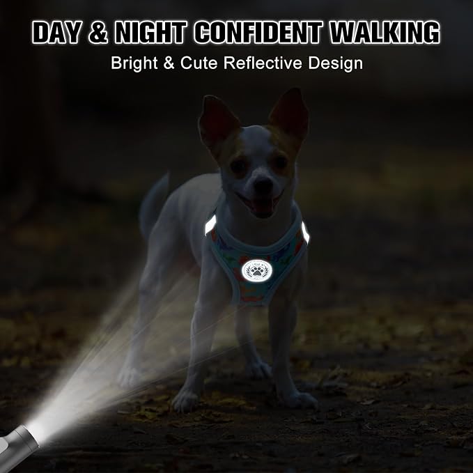 BEAUTYZOO Step in Dog Harness and Leash Set, Reflective Dog Harness No Pull No - Image 6