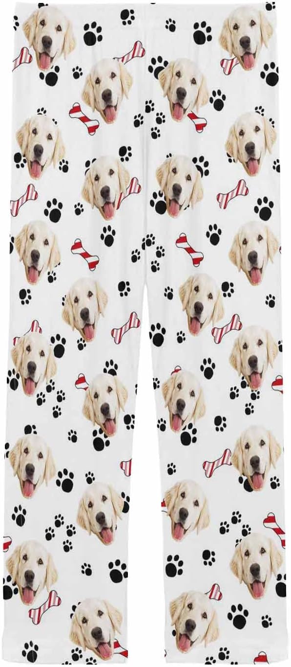MyPupSocks Custom Pet Face Pajamas Pants Photo Pajama Bottoms - Image 4