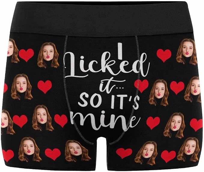 M YESCUSTOM Custom Faces Funny Short Briefs Gift - Image 6