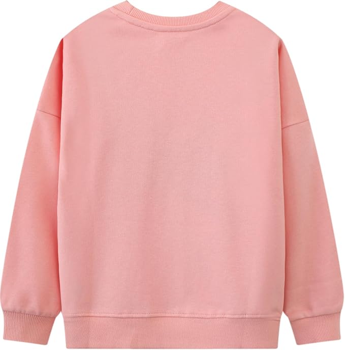 RETSUGO Toddler Baby Girls Sweatshirts Casual Pullover Crewneck Winter Long - Image 2