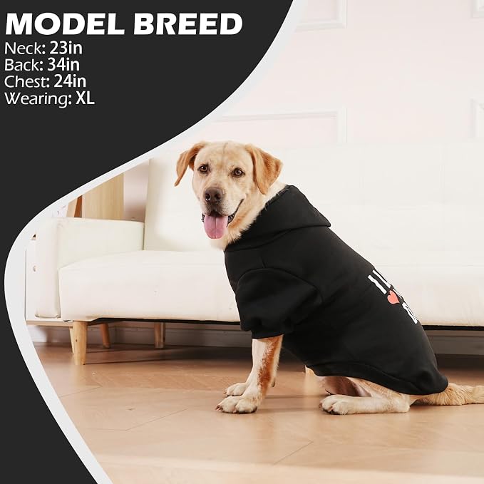 EXPAWLORER Dog Hoodie-Soft and Warm Dog Sweaters, Pet Clothes Autumn Winter - Image 7
