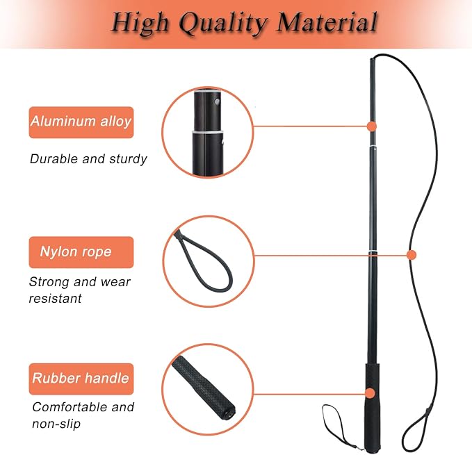 Flirt Pole for Dogs, Interactive Dog Toys for Dog Chase and Tug of War - Image 4