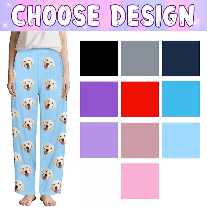 Custom Couple Pajama Pants Sock - Image 2