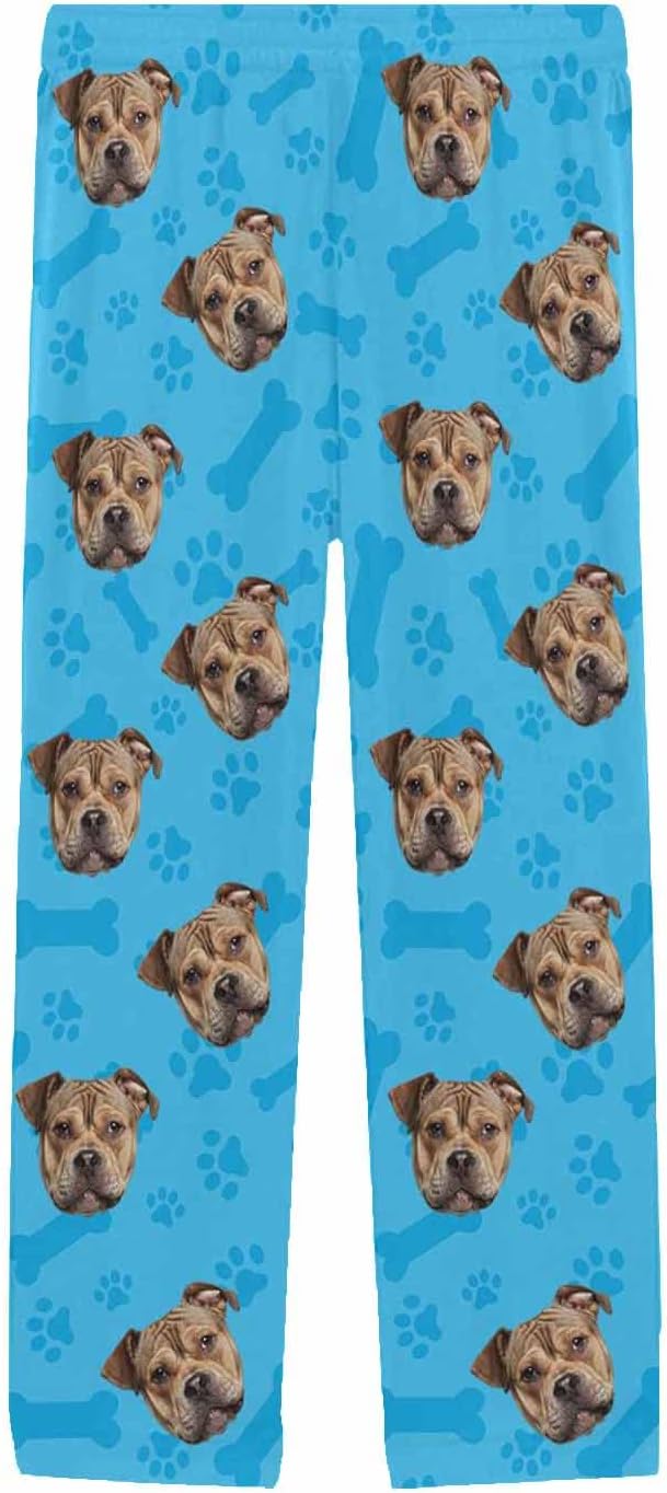 MyPupSocks Custom Pet Face Pajamas Pants Photo Pajama Bottoms - Image 3