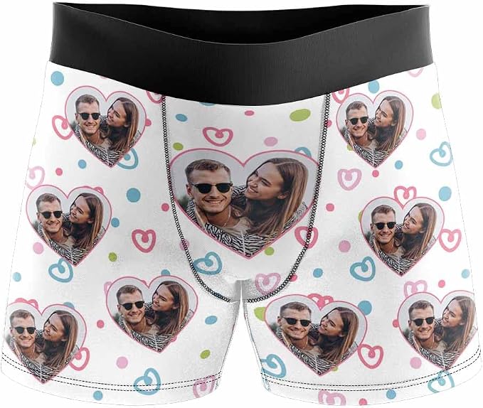 M YESCUSTOM Custom Faces Funny Short Briefs Gift by MYESCUSTOM