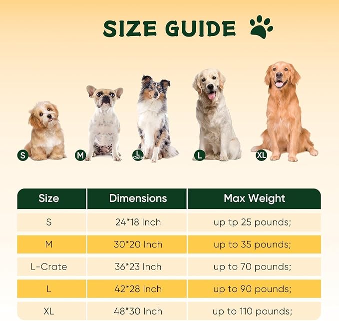 Dog Crate Pad Washable, Plush Anti-Slip Crate Mat - Image 2