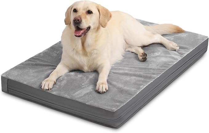 Extra Large Dog Bed Waterproof, XL Pet Beds Washable 44 inch, Orthopedic Foam by Loveforfurrykids