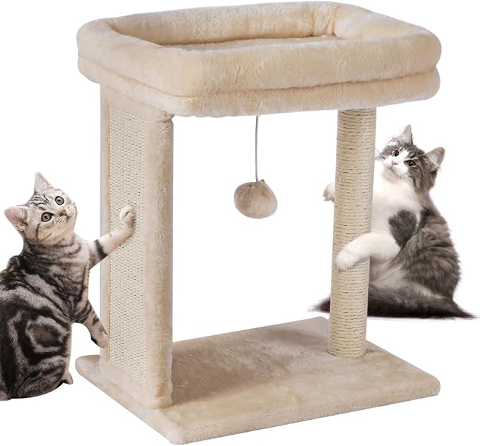 SYANDLVY Small Cat Tree for Indoor Cats, Scratching Board by SYANDLVY