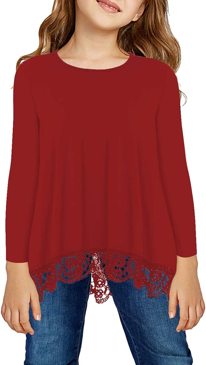 storeofbaby Girls Casual Tunic Tops Short Sleeve Loose Soft Blouse T-Shirt by storeofbaby