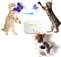 ALL FOR PAWS Interactive Butterfly Cat Toy, Automatic Cat Butterfly Wand Toy by Home