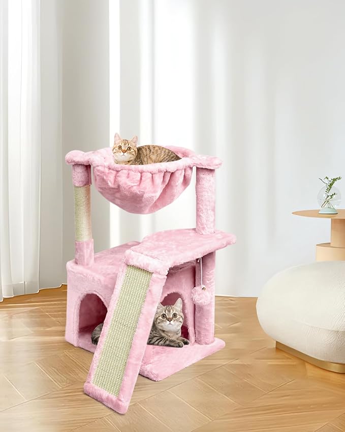 SYANDLVY Cat Tree for Indoor Cats Large Adults, Modern Activity Tower - Image 6