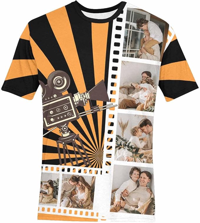 Custom T Shirts with Face Photo Text Pet Shirt - Image 3