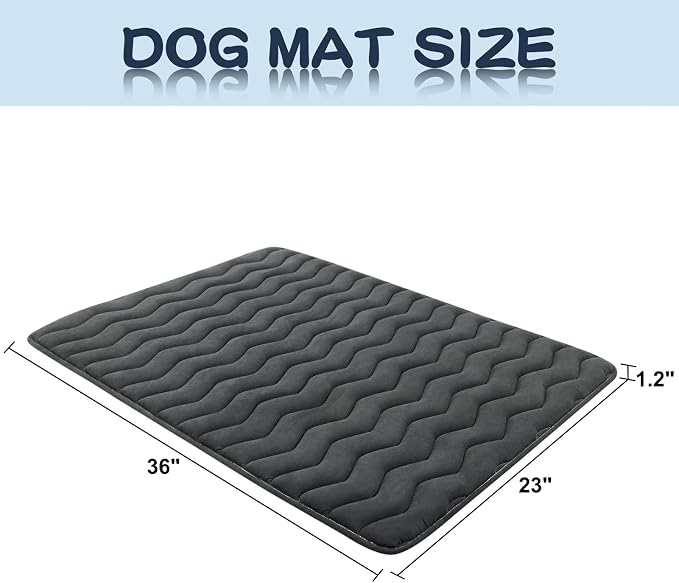 Bubble bear Dog Crate Mat - Image 6