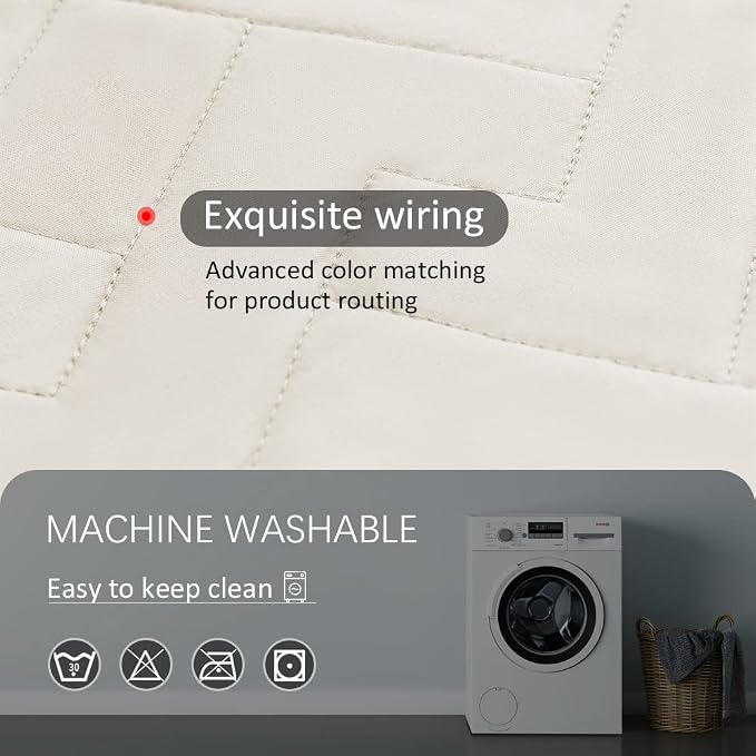 fuguitex Waterproof Dog Bed Cover Couch Cover, Anti-Slip Cat Mat Pet Pad Blanket - Image 5