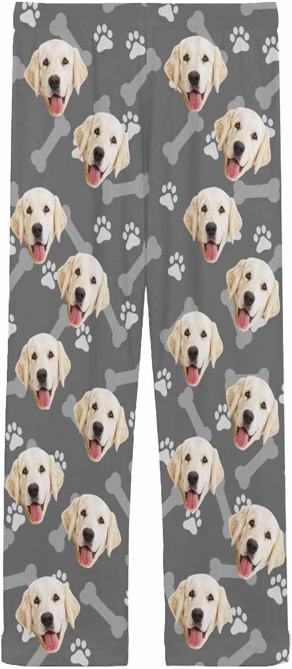 MyPupSocks Customized Face Pajamas Pants Photo Pajama Bottoms - Image 4