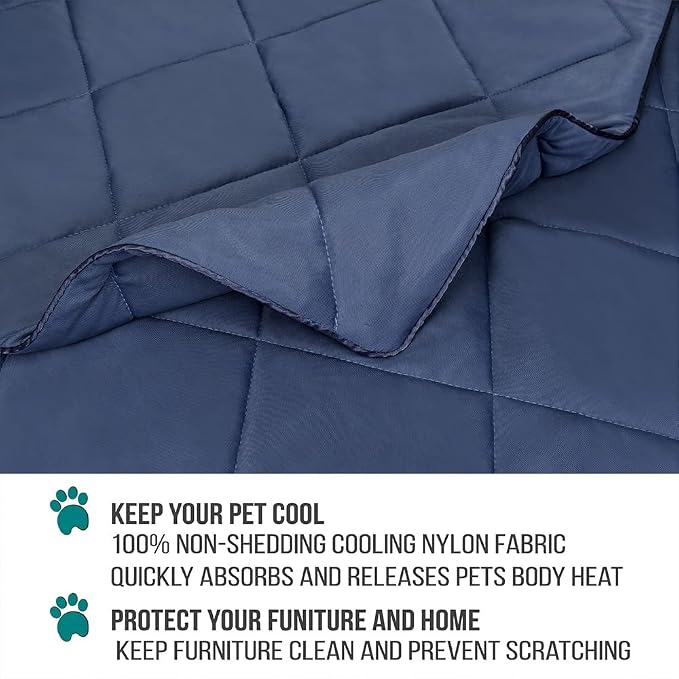 PetAmi Premium Cooling Dog Blanket | Lightweight Fluffy Pet Throw Blanket Bed - Image 4